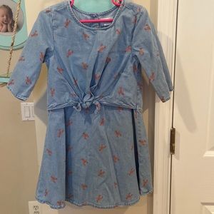 Lobster Lightweight Denim Dress- 5T